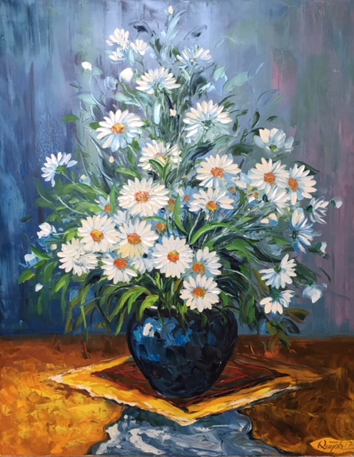 Tranh Sơn Dầu Hoa